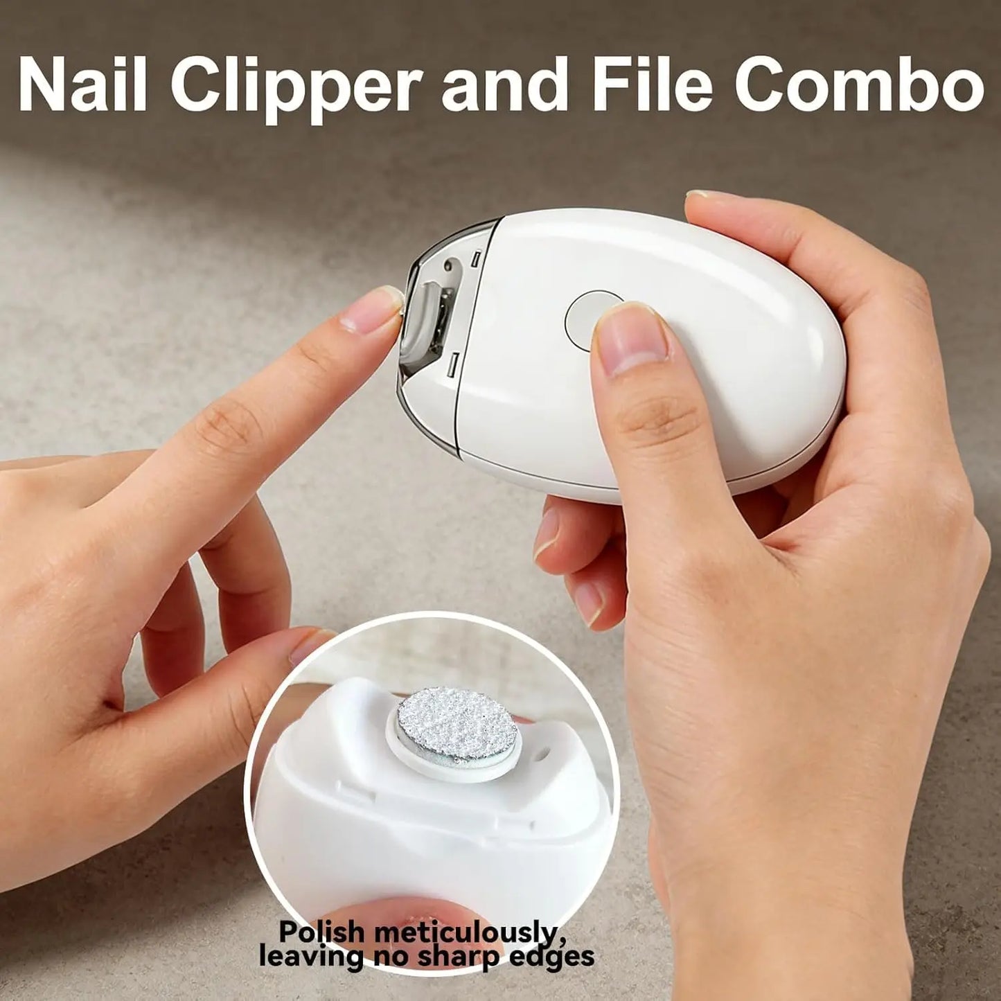 Electric Automatic Nail Clipper & Trimmer