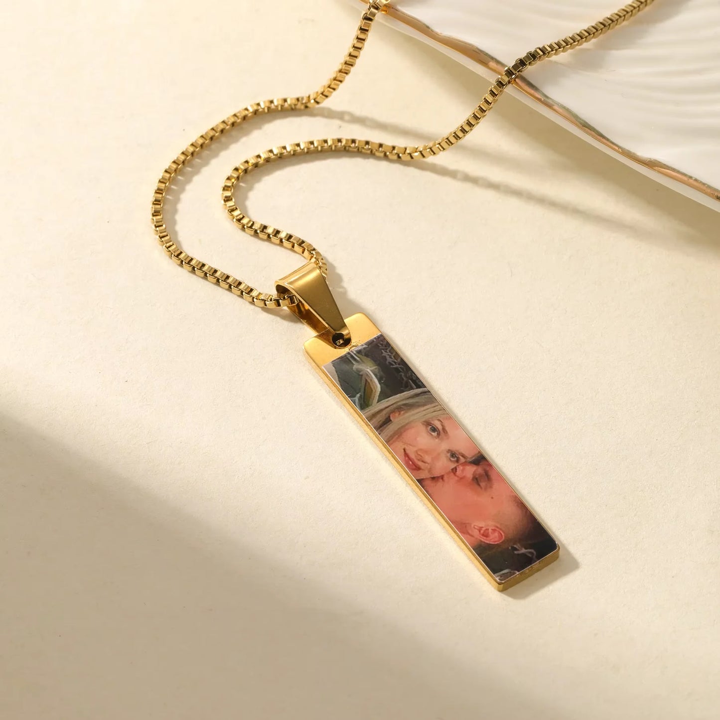 Personalized Eye Photo Necklace