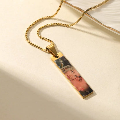 Personalized Eye Photo Necklace