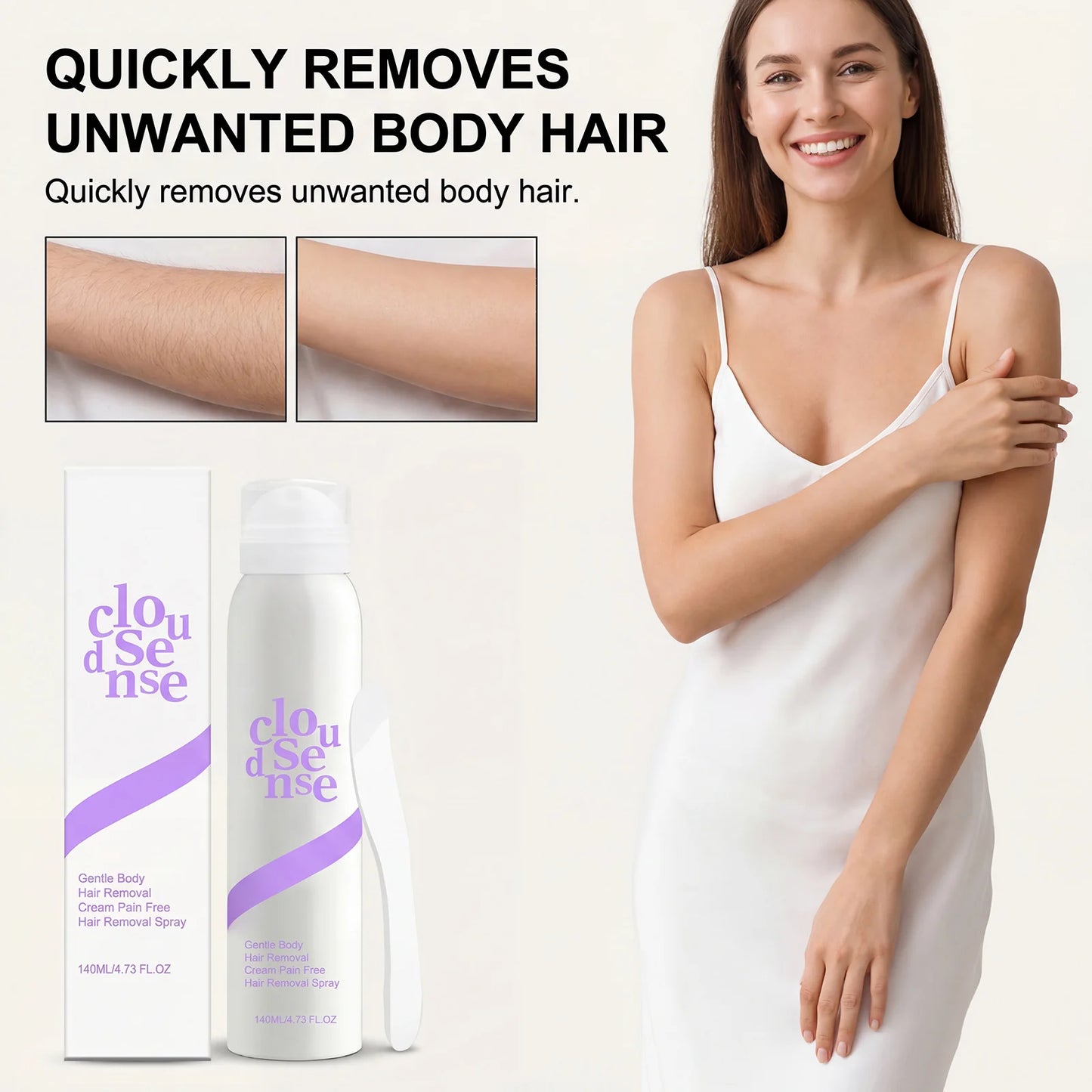 Body Hair Removal Spray