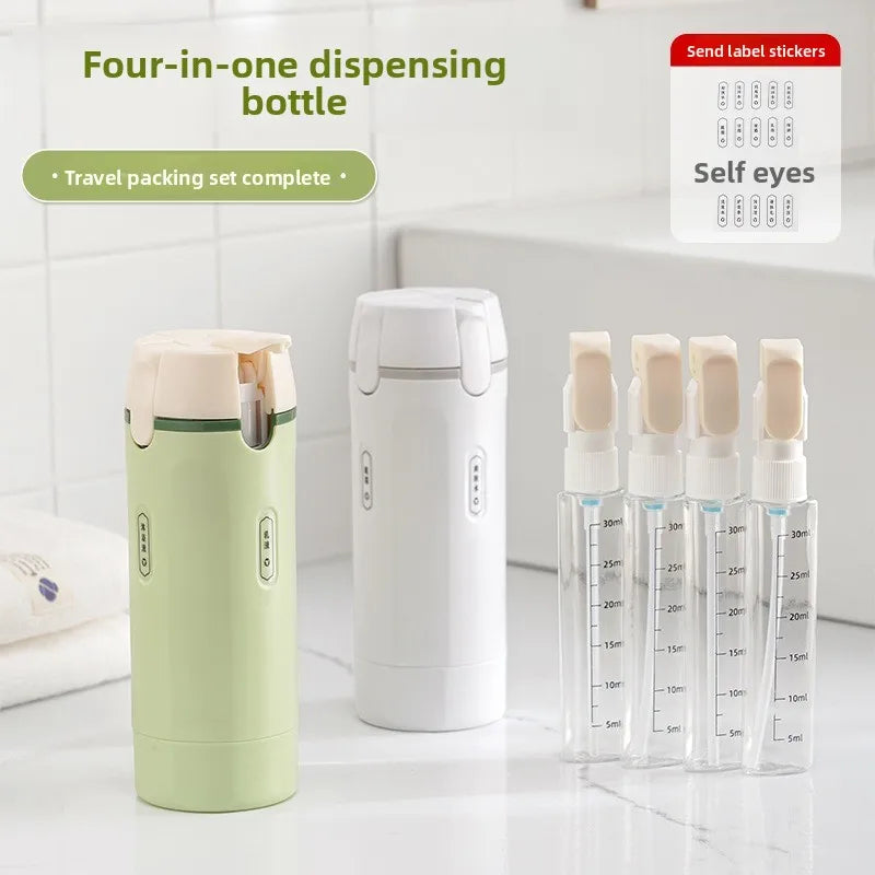 4 In 1 Refillable Travel Bottle Set