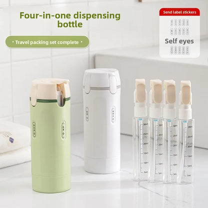 4 In 1 Refillable Travel Bottle Set