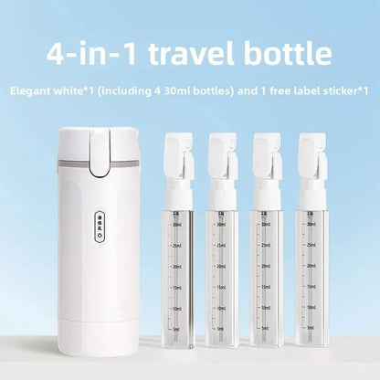 4 In 1 Refillable Travel Bottle Set