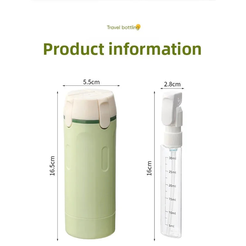 4 In 1 Refillable Travel Bottle Set