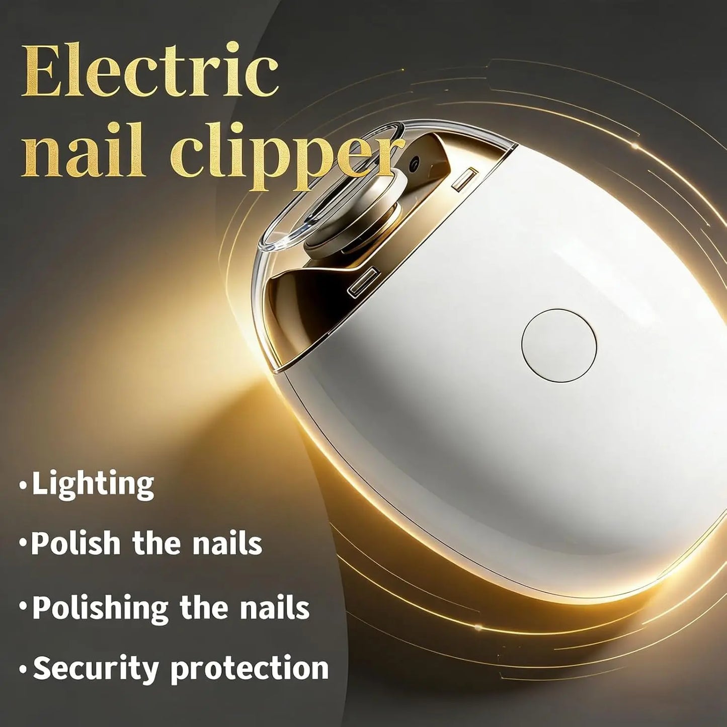 Electric Automatic Nail Clipper & Trimmer
